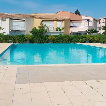 Cap D'Agde-T2 Cabine- 1Ere Ligne Plage Richelieu - Vue Mer